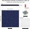 12 Pack Felt Wall Tiles for Office Wall Decor,Felt Bulletin Board Tiles (Dark Blue)